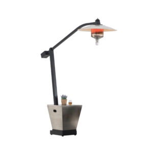 PATIO HEATER WITH SIDE TABLE DESIGN