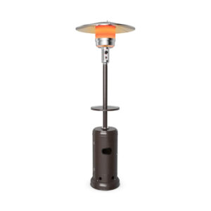 OUTDOOR PATIO HEATER WITH SHELF TABLETOP