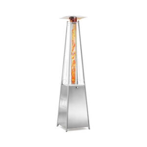 PYRAMID FLAME PATIO HEATER WITH COVER
