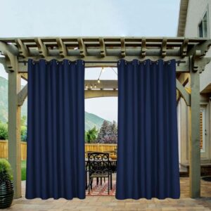 LINEN TEXTURED OUTDOOR CURTAIN