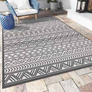 NON-SLIP BOHO OUTDOOR AREA RUG